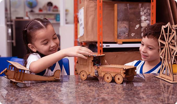 Alunos da ECSA em atividade educacional